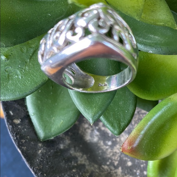 Sterling Silver Scroll Ring - Picture 5 of 6